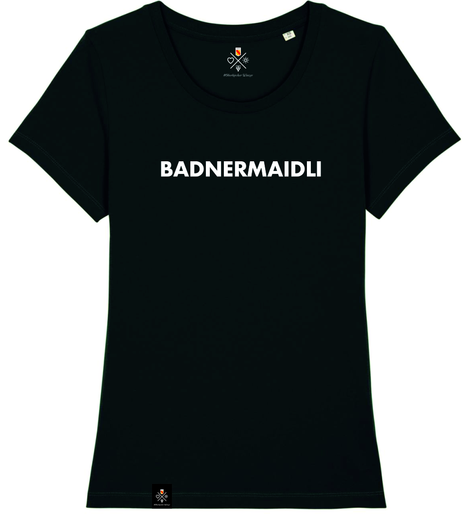 T-Shirt Badnermaidli - Black, Badner-Style T-Shirt Badnermaidli - Black, Badner-Style