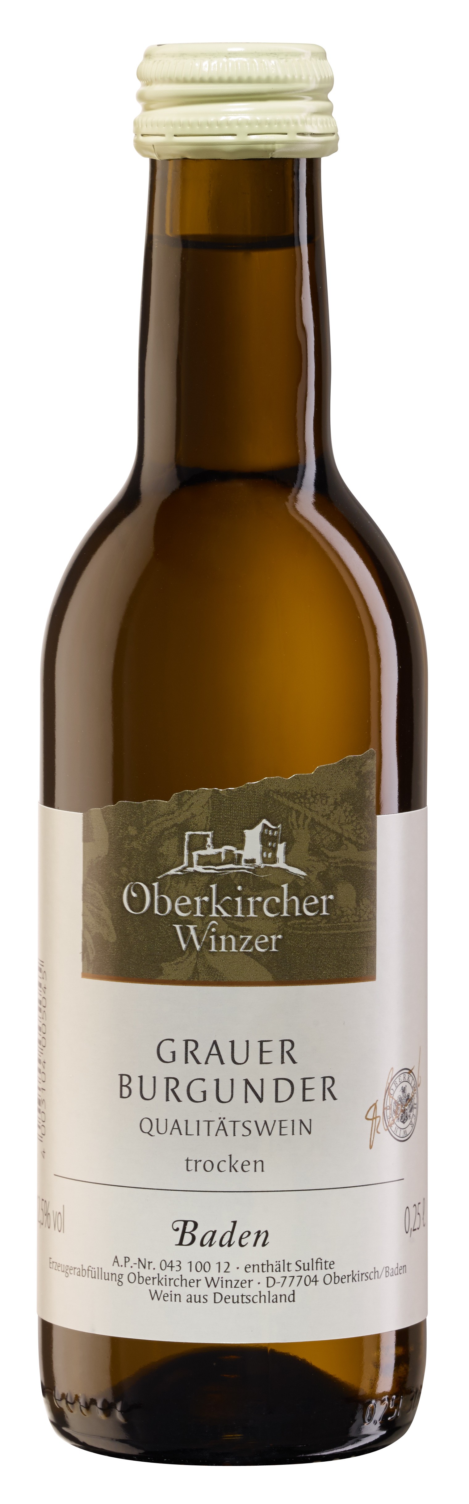 Collection Oberkirch, Grauer Burgunder Qualitätswein trocken