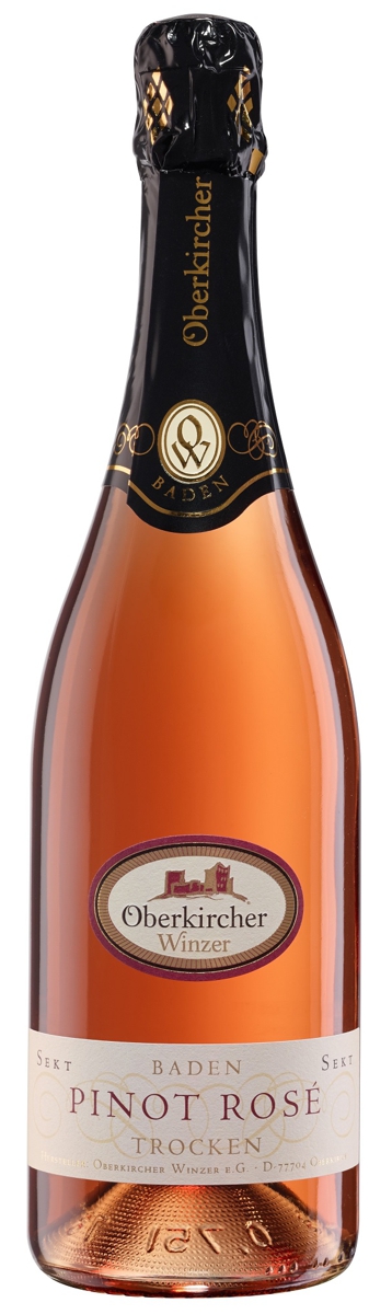 Oberkircher Sekt, Pinot Sekt rosé trocken Oberkircher Sekt, Pinot Sekt rosé trocken