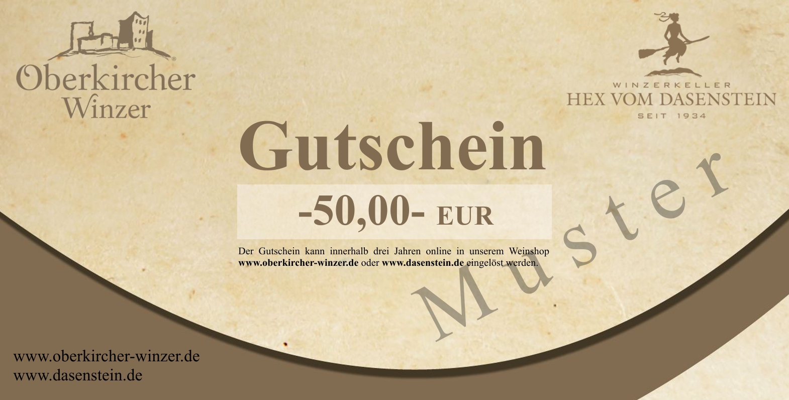 Einkaufs-Gutschein 50 EUR