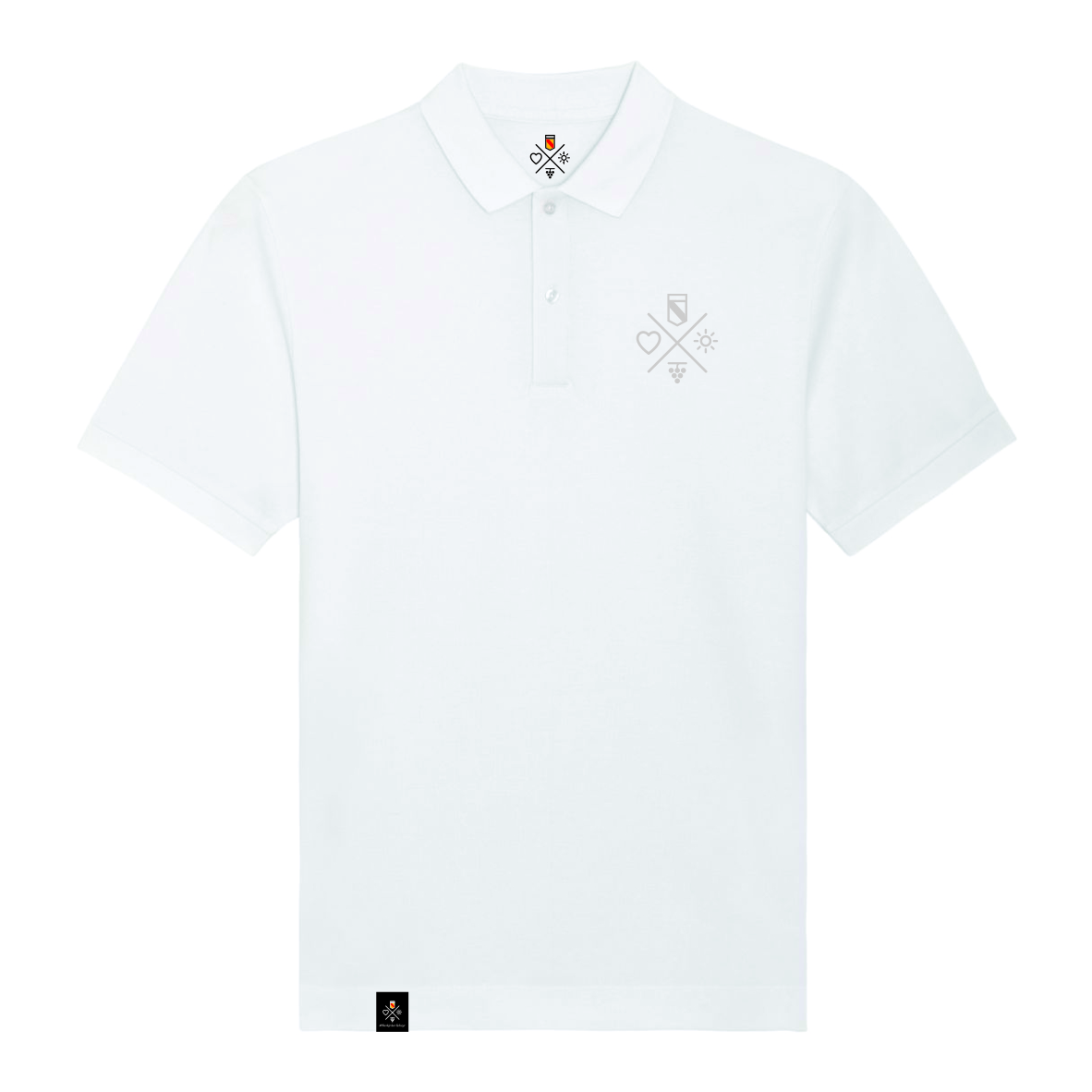 Polo-Shirt Badnerbueb - White, Badner-Style