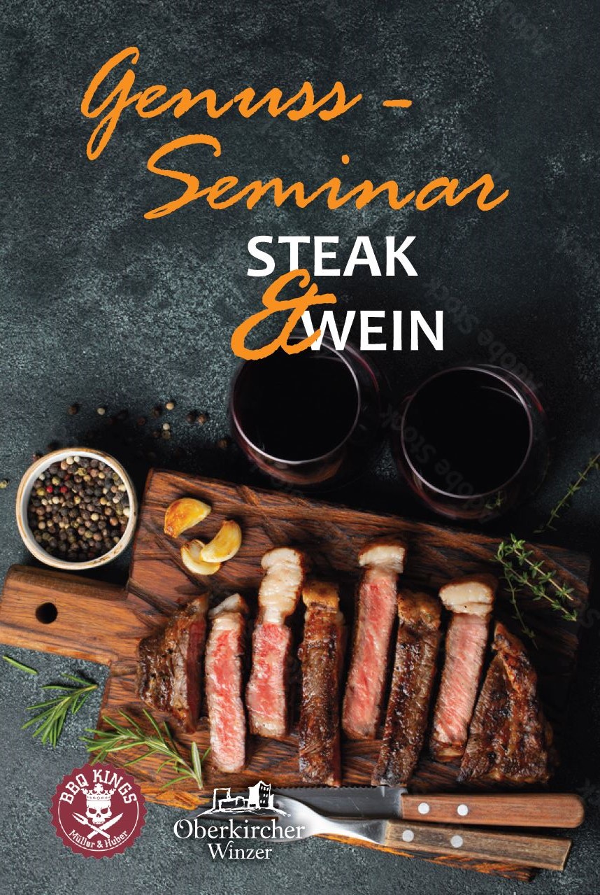 Karte Genuss-Seminar in Oberkirch, Steak & Wein am 15.03.2024