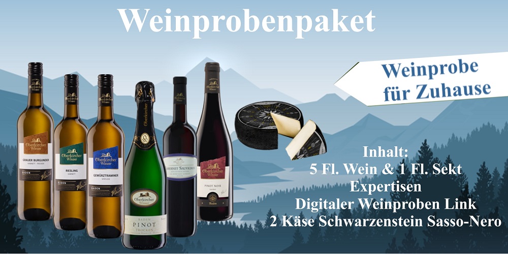 Aktionspaket "Weinprobe für Zuhause" 6 Fl., für 5-7 Personen