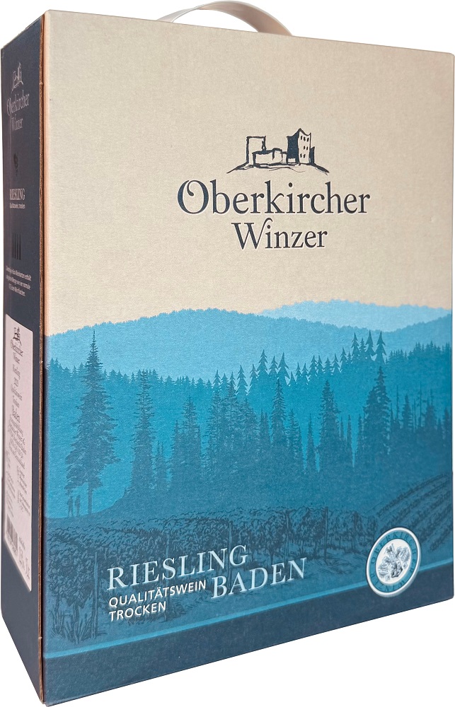Oberkircher BAG IN BOX KL, Riesling QBA BADEN trocken